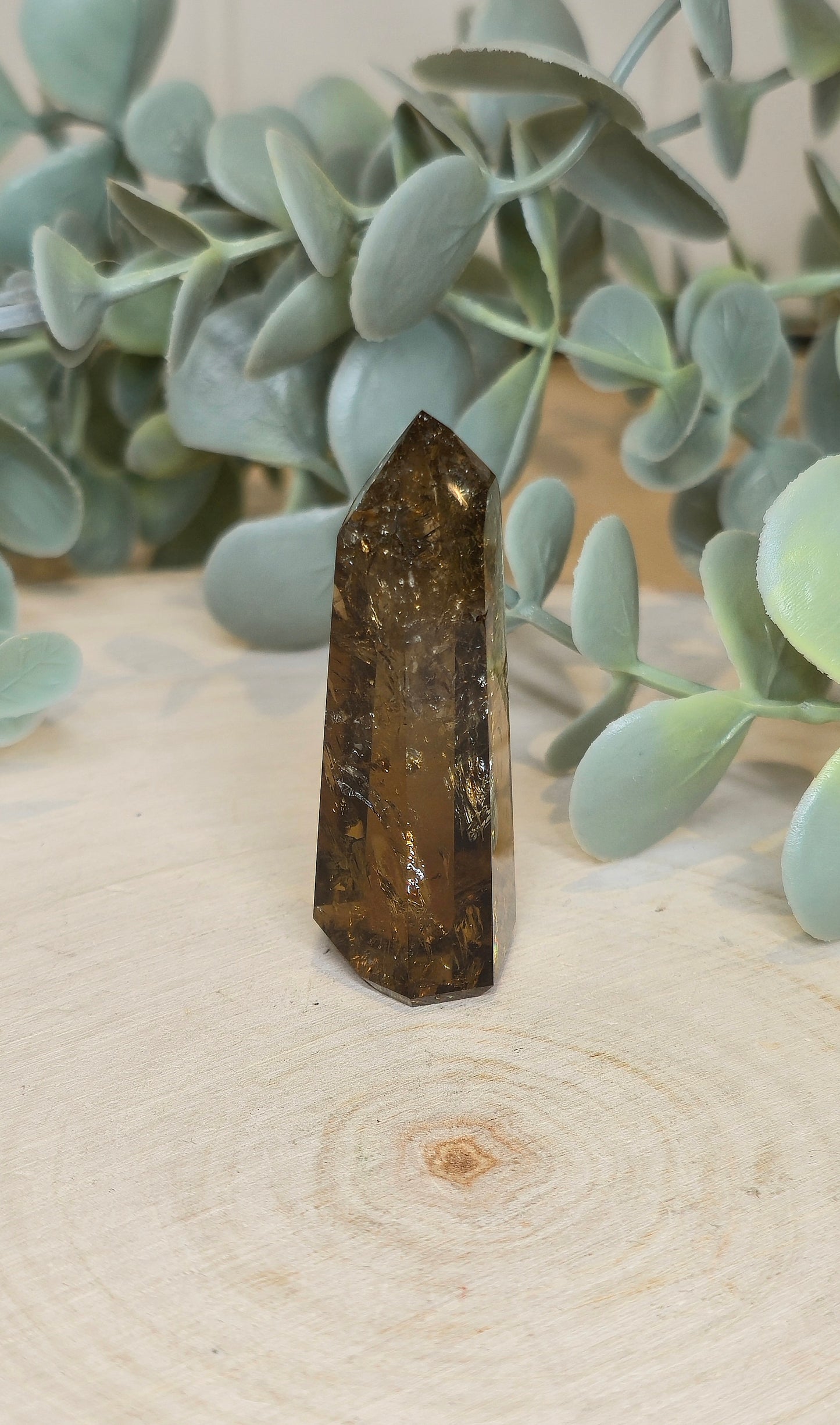 Pointe en Citrine Naturelle