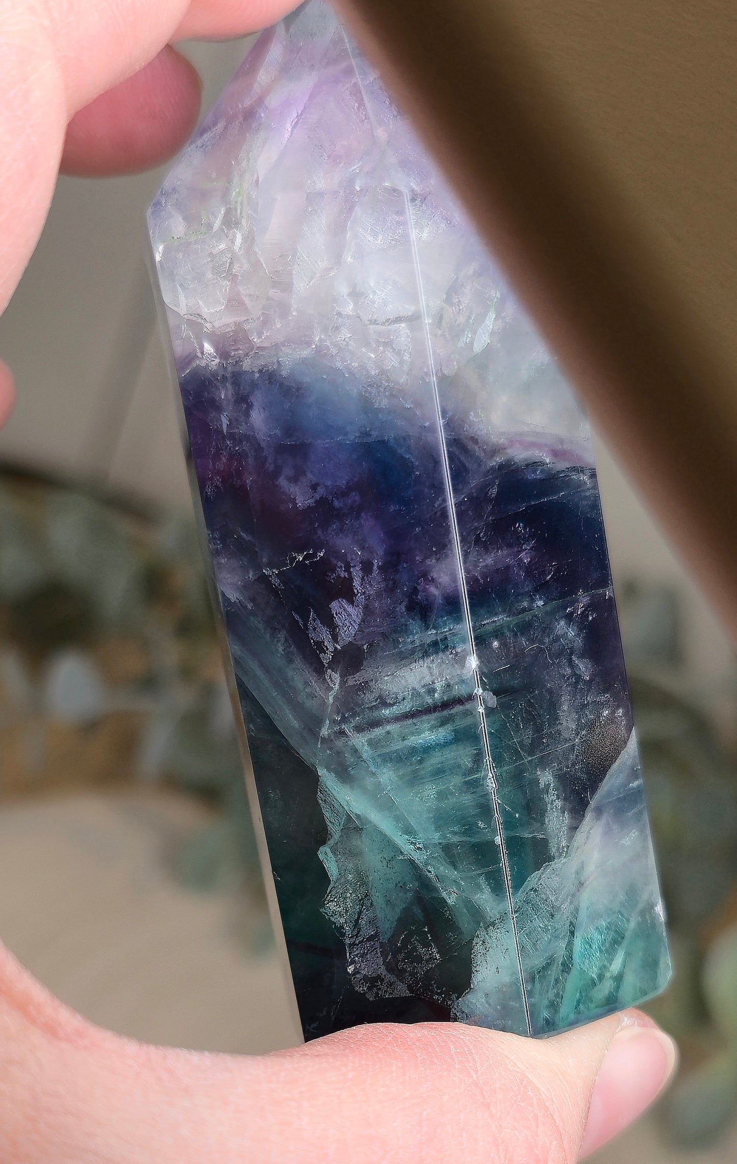 Pointe en Fluorite AA