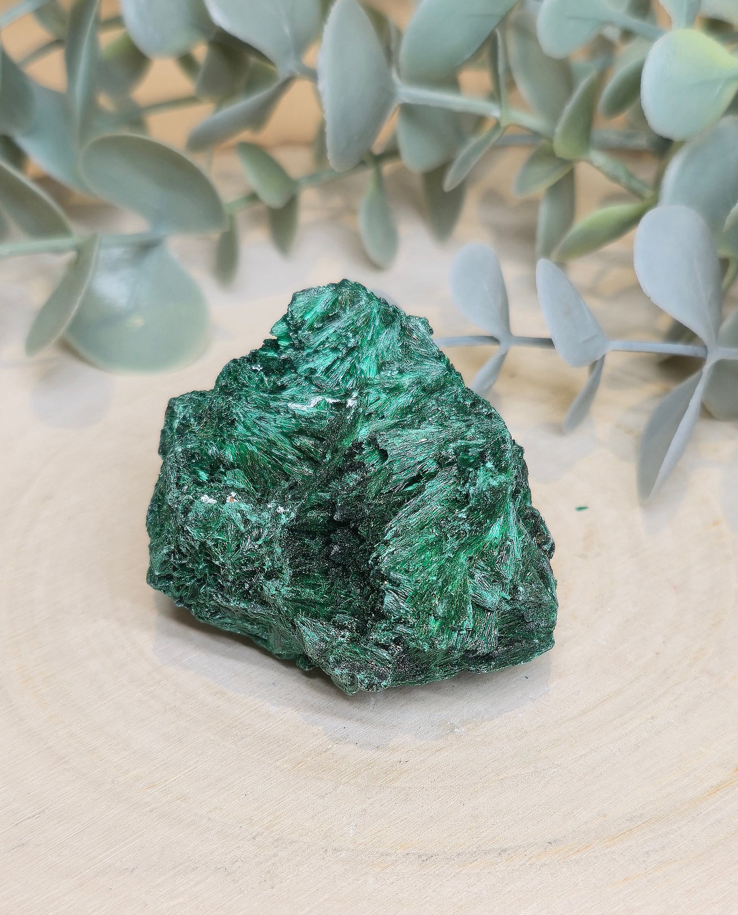 Malachite velour brute de l'Afrique