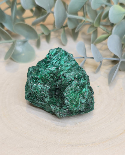 Malachite velour brute de l'Afrique