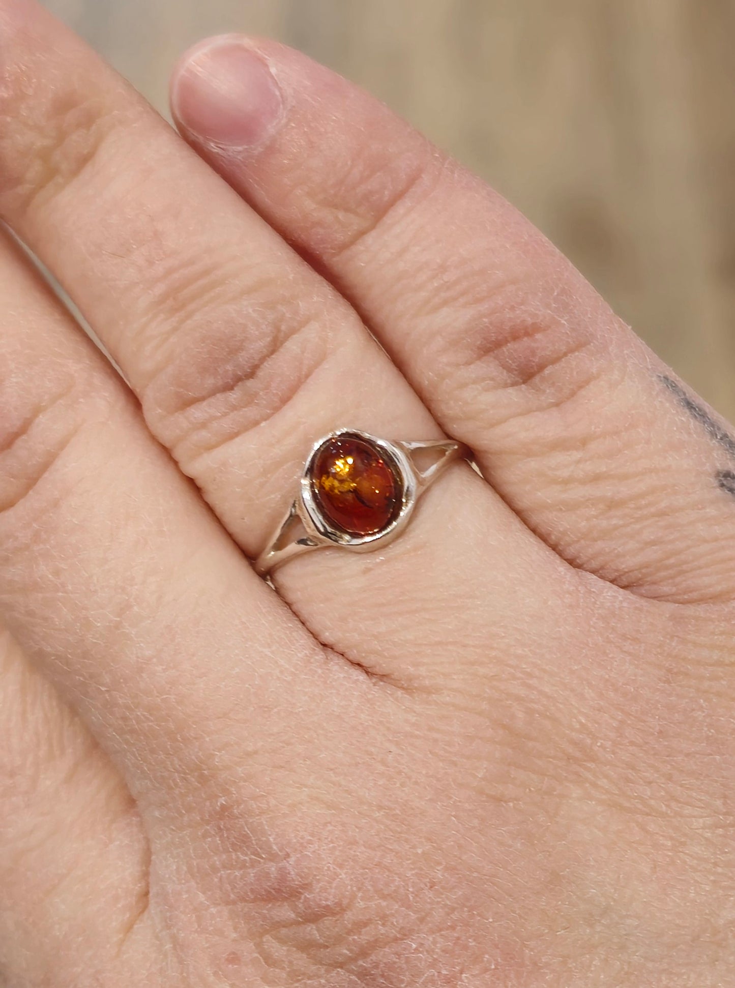 Bague Ambre