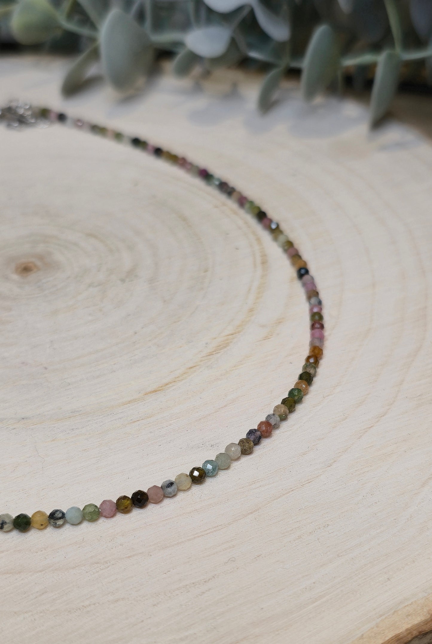Collier Tourmaline Multicolore