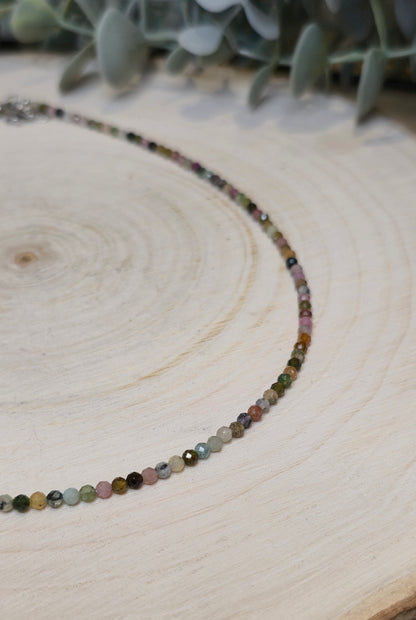Collier Tourmaline Multicolore