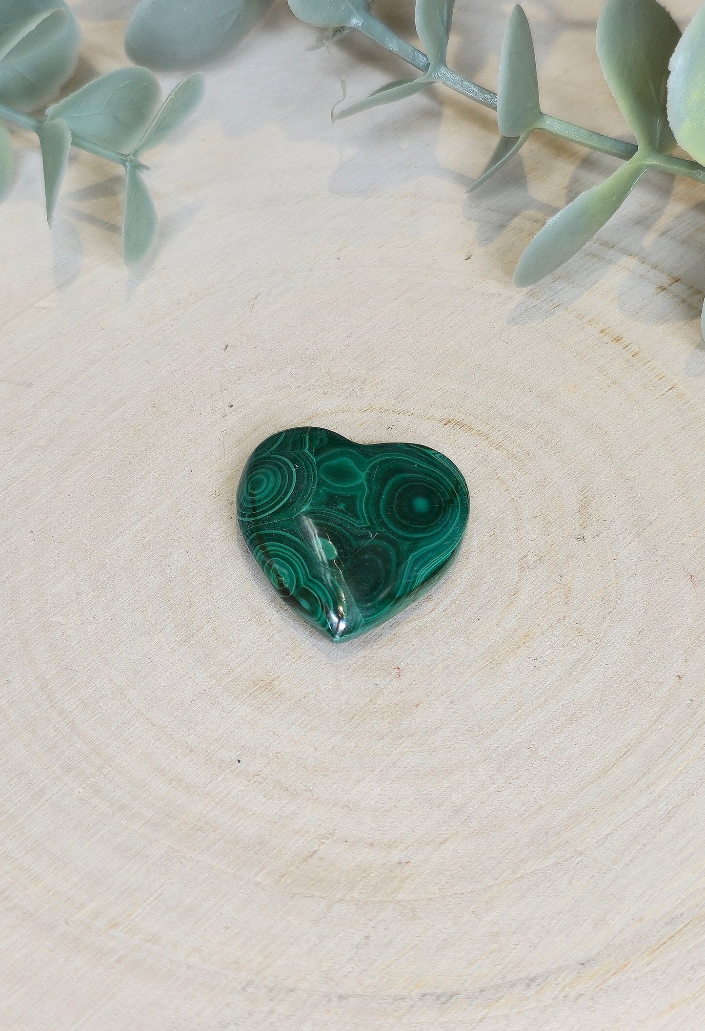 Coeur en Malachite