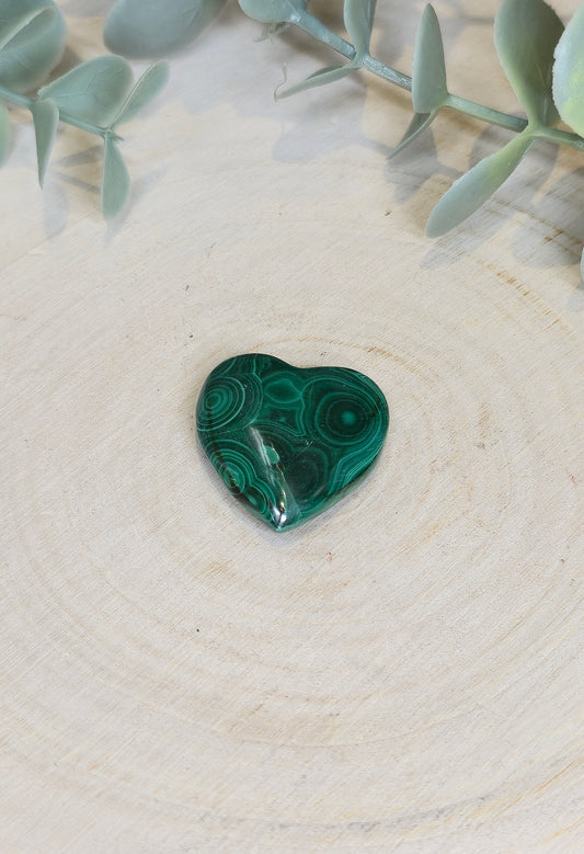 Coeur en Malachite