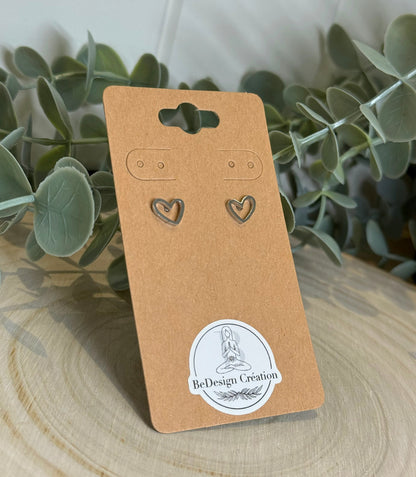 Boucles d’oreilles Coeur