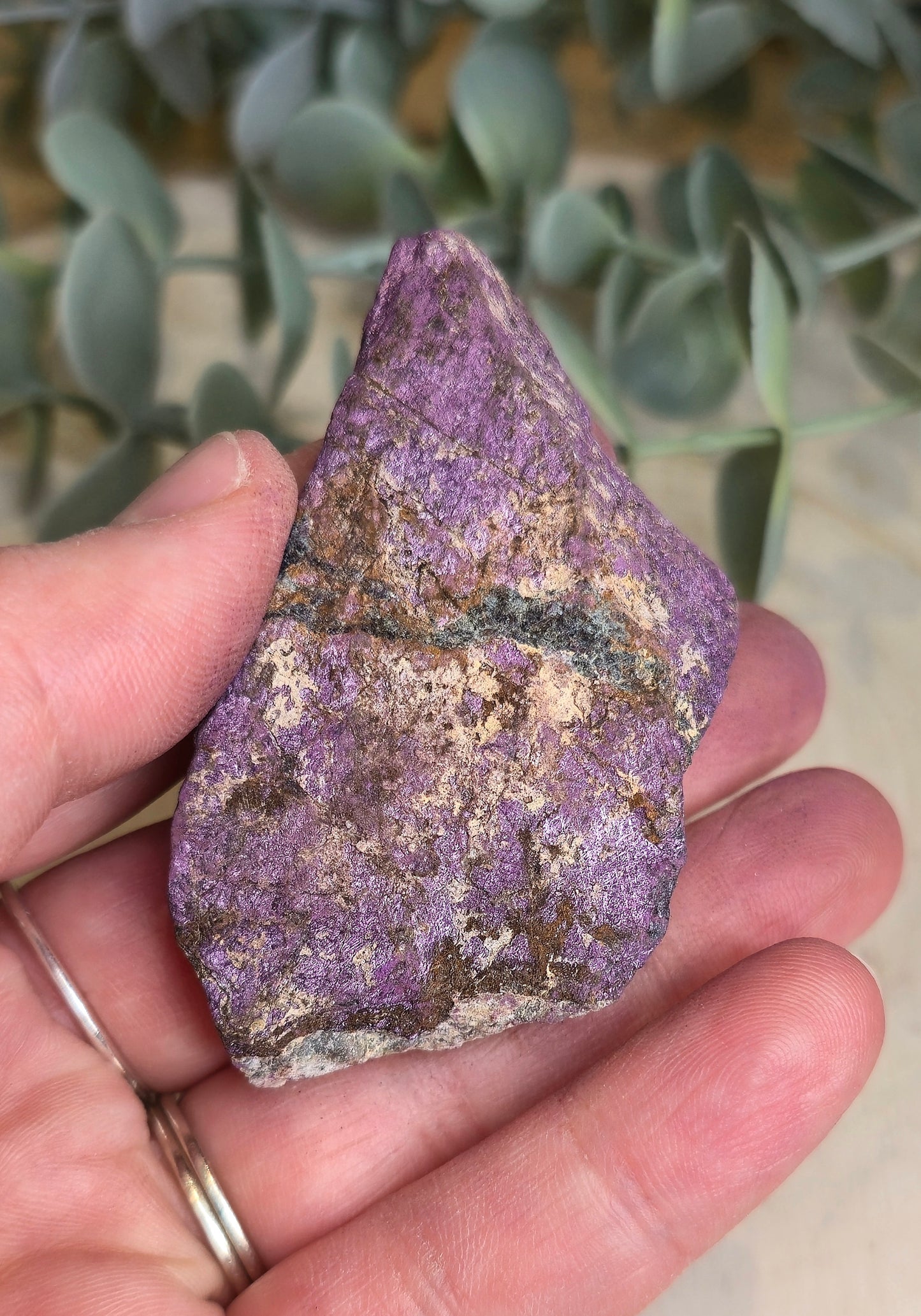Purpurite brute du Brésil