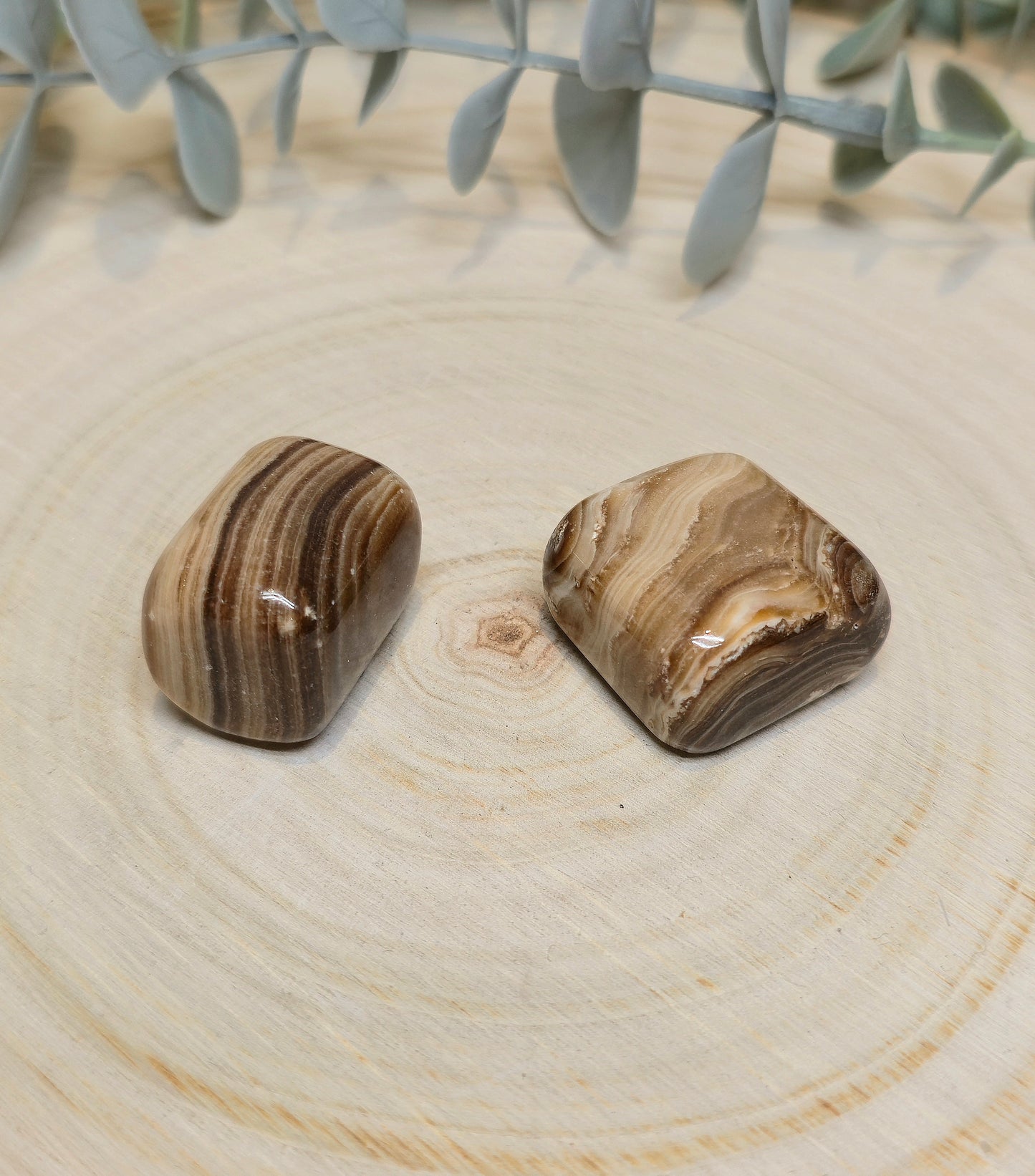 Calcite chocolat barattée