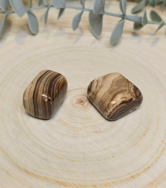 Calcite chocolat barattée