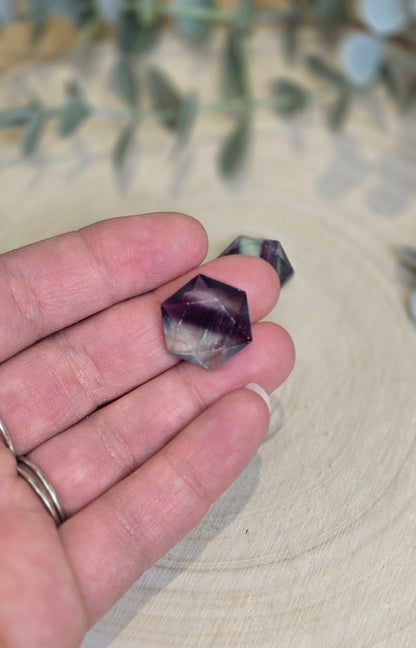 Étoile géométrique en Fluorite