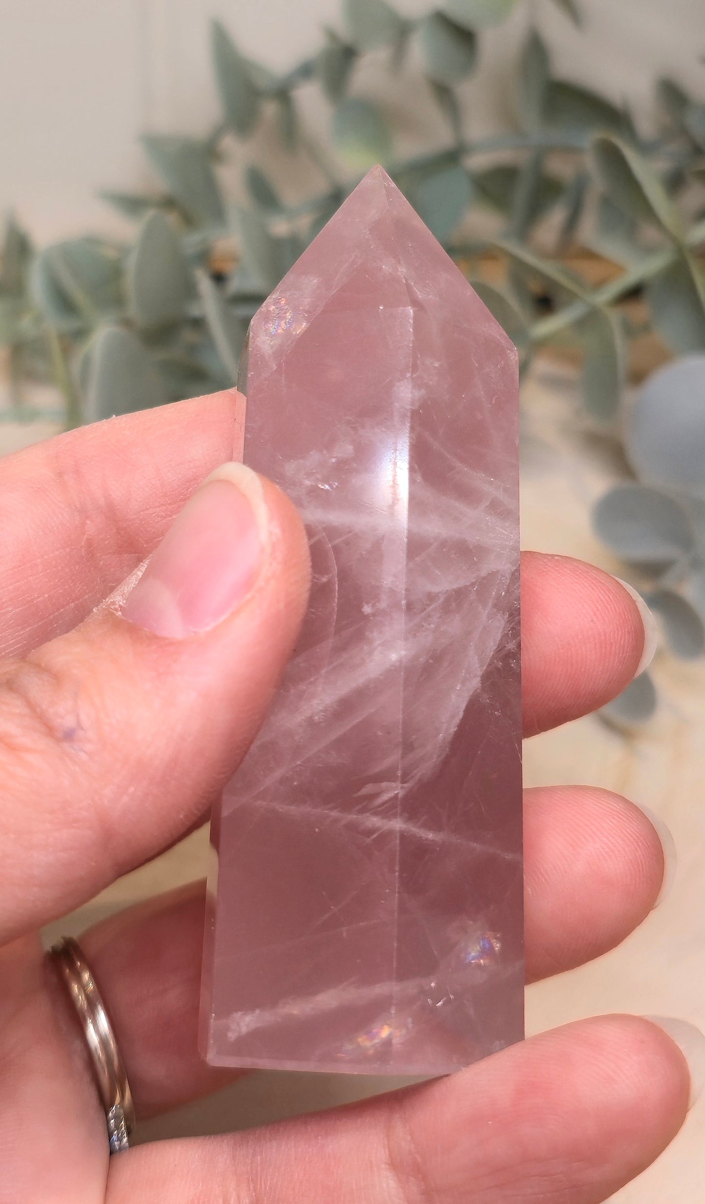 Pointe en Quartz rose