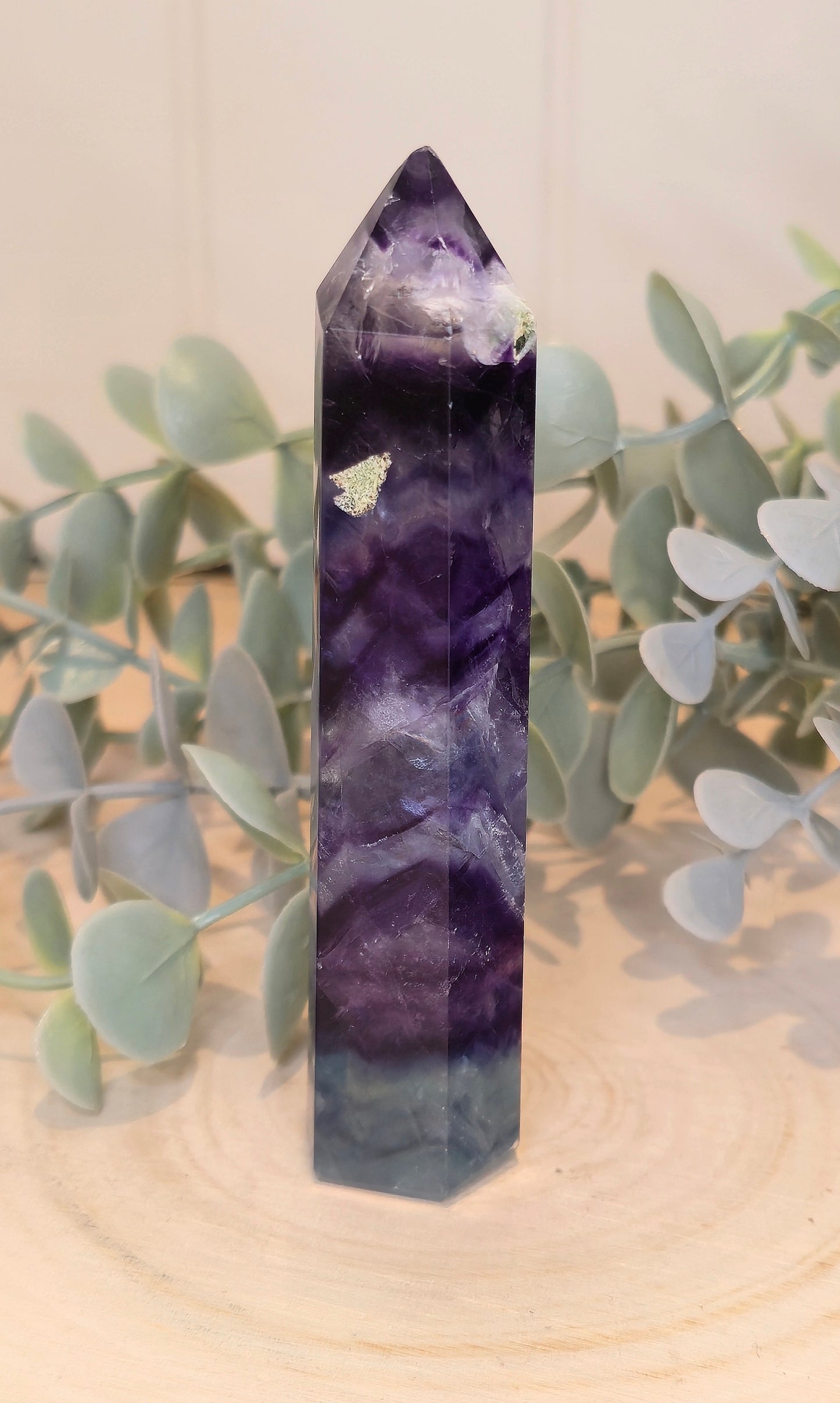 Pointe en Fluorite