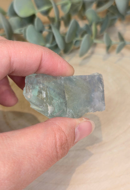 Fluorite verte brute du Mexique
