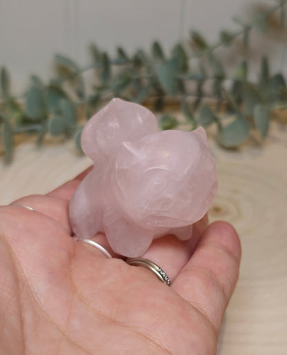 Bulbasaur Quartz rose