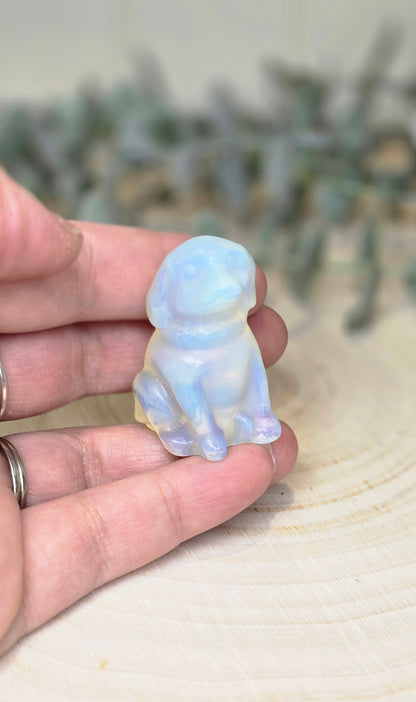 Chien en Opalite