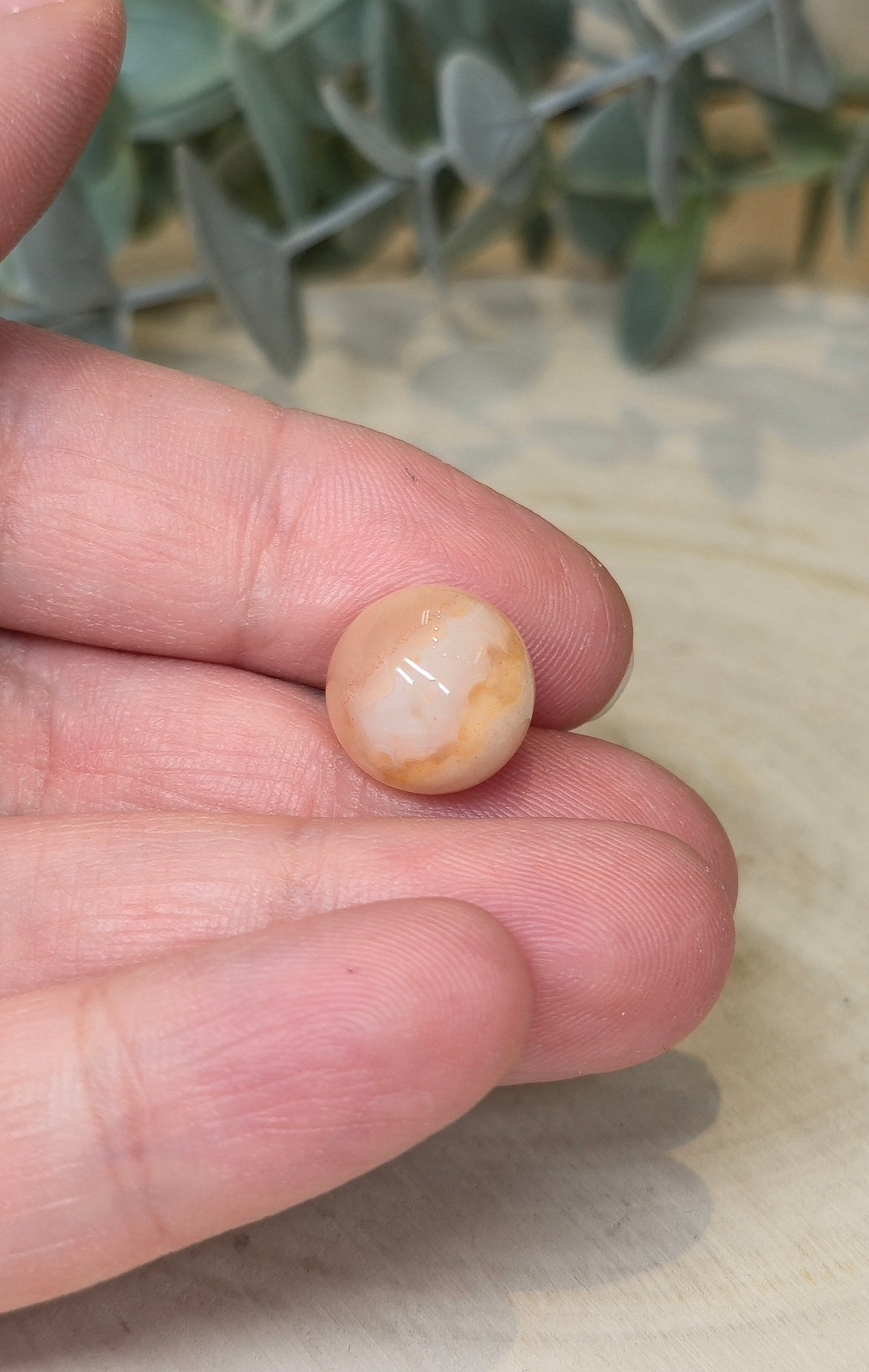 Sphère Agate fleur
