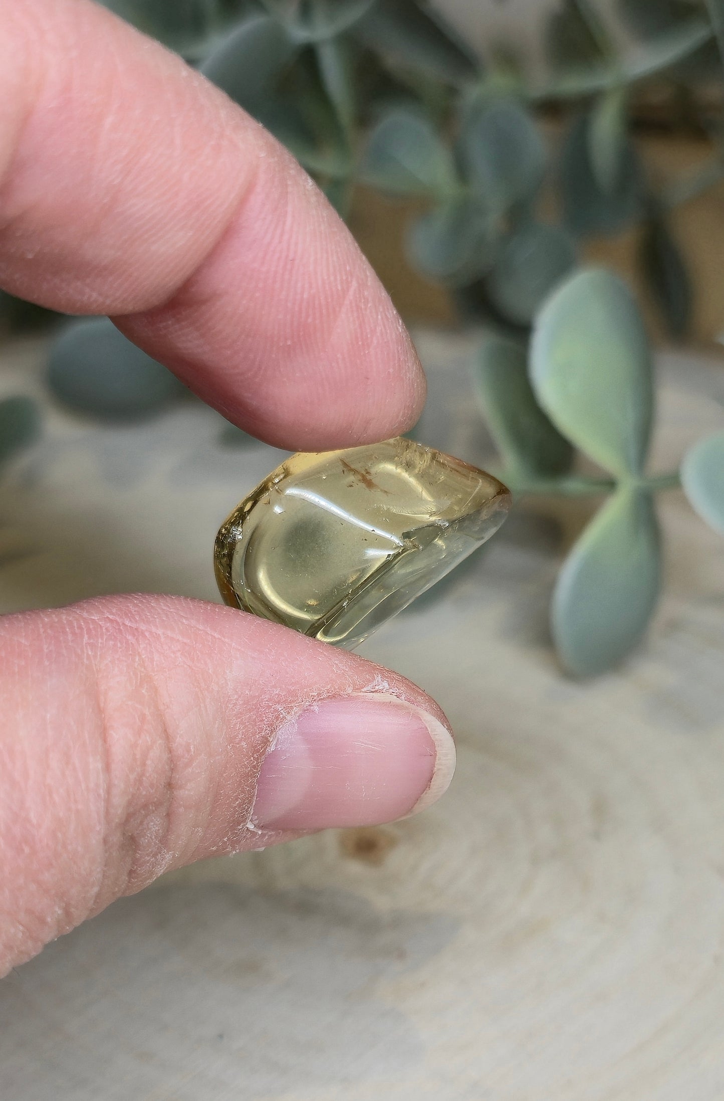 Citrine naturelle du Brésil grade extra barattée