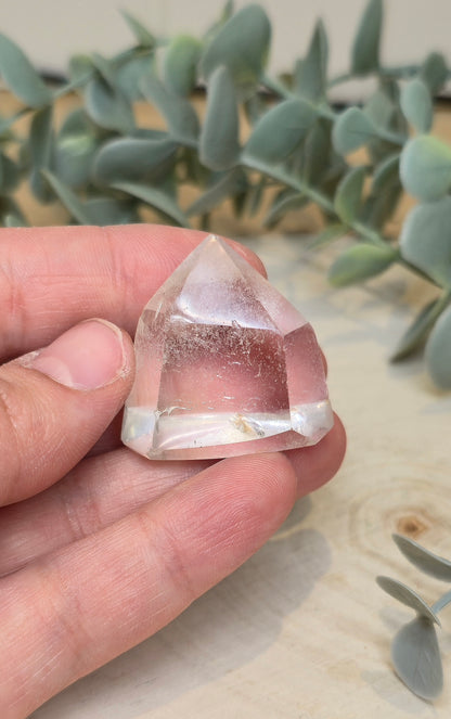 Pointe en Quartz clair de Madagascar