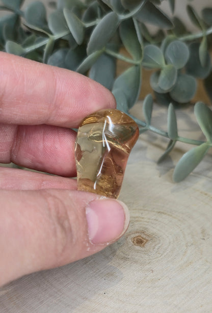 Citrine naturelle du Brésil grade extra barattée