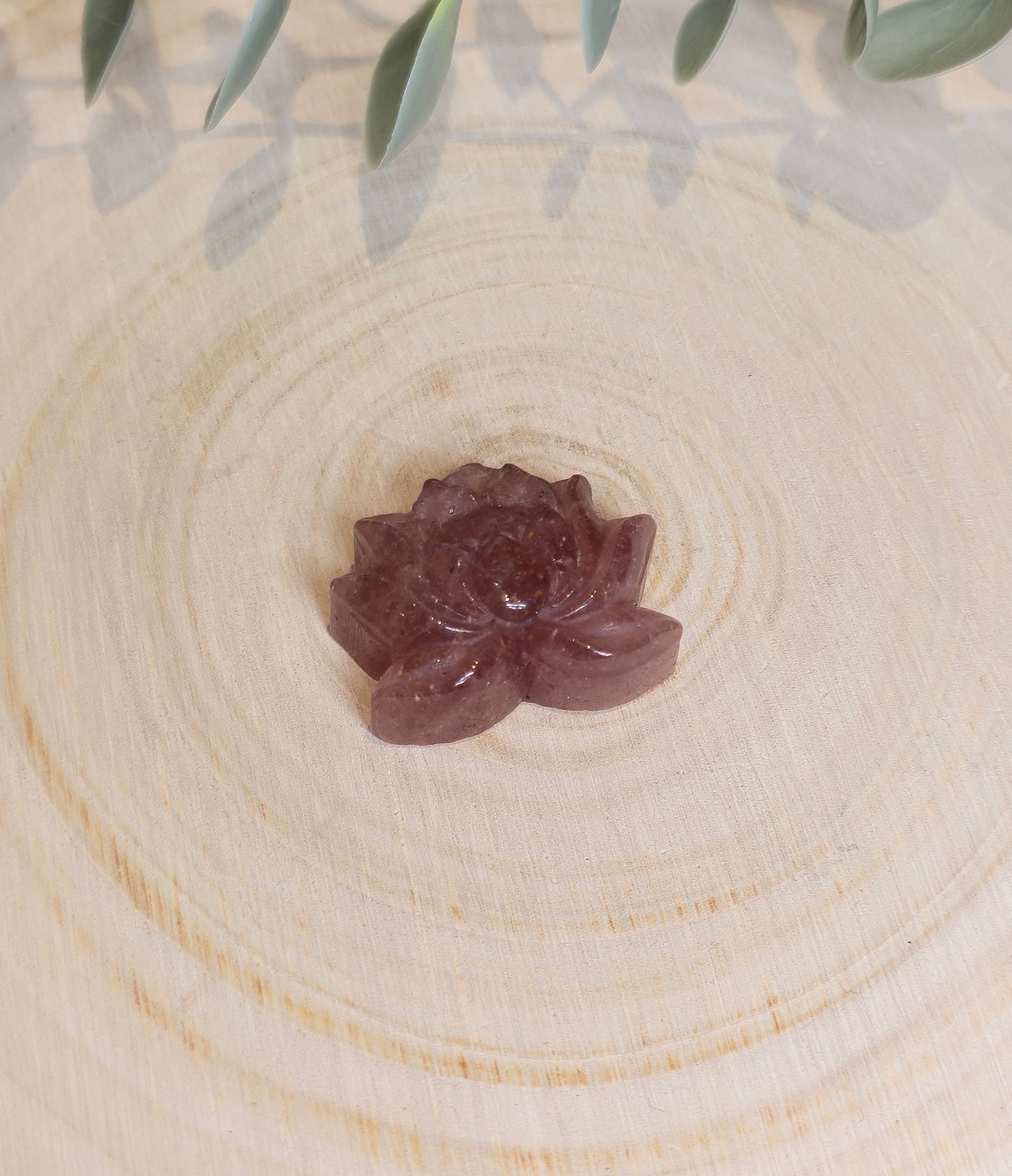 Lotus en Quartz fraise