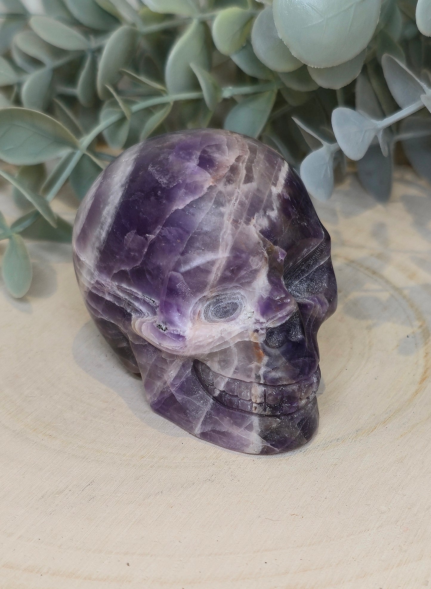 Crâne en Améthyste