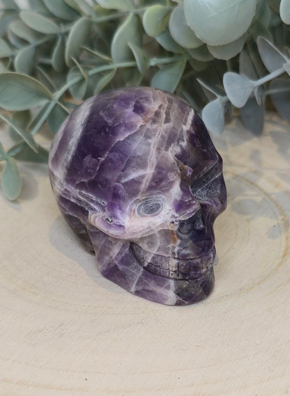 Crâne en Améthyste