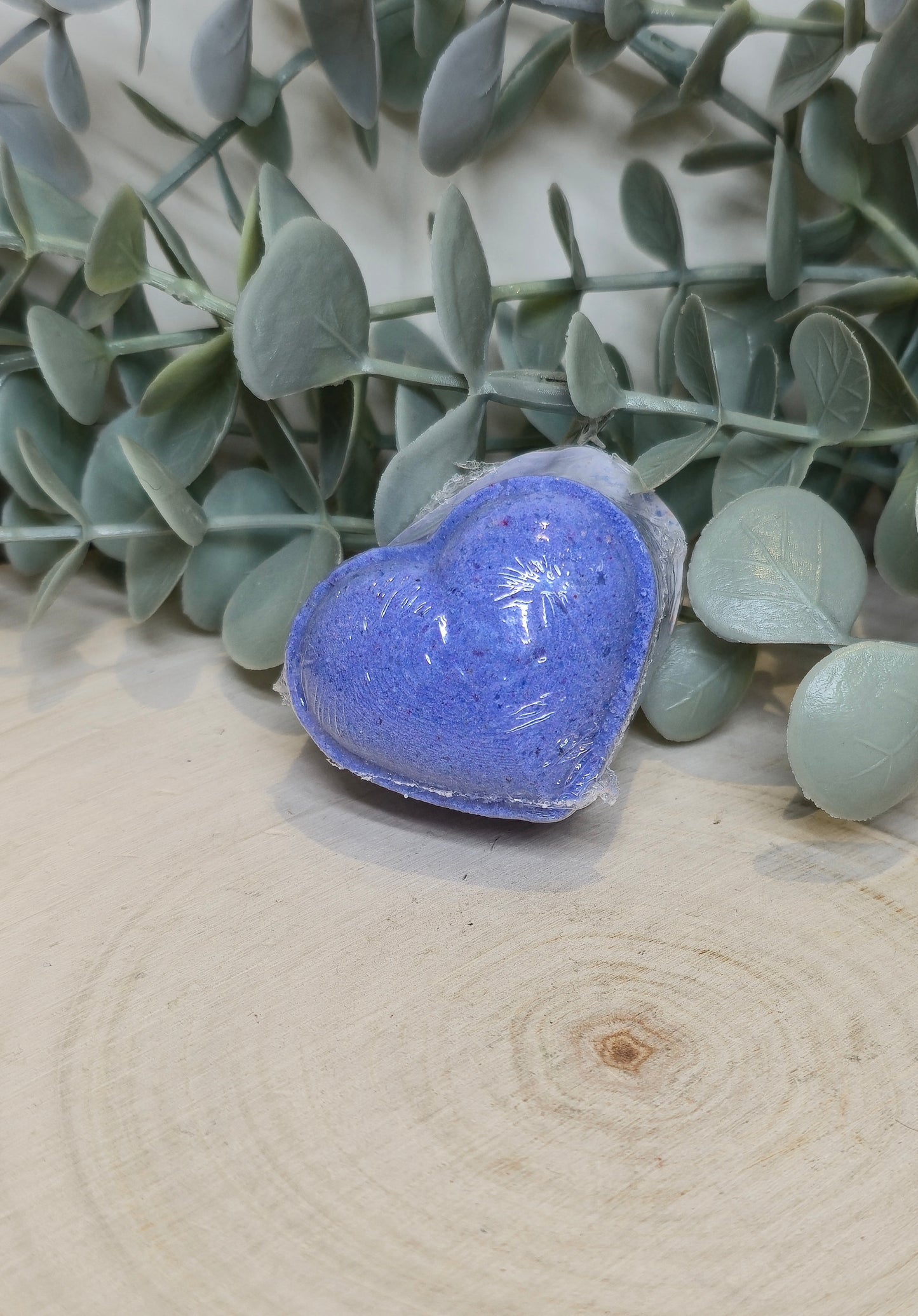 Bombe de bain en coeur - Poudre de bébé