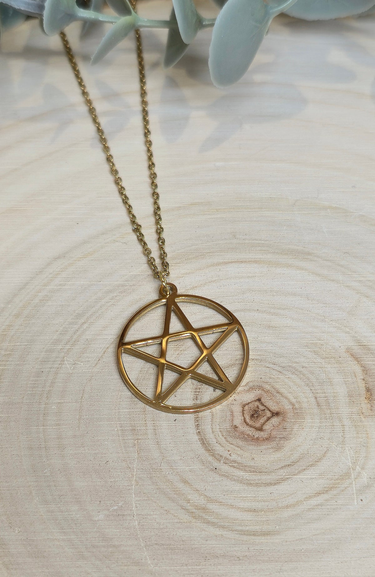 Collier Pentacle gold