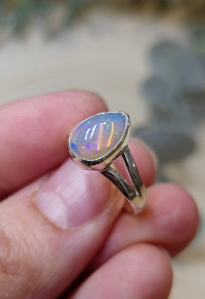 Bague Opale d'Éthiopie