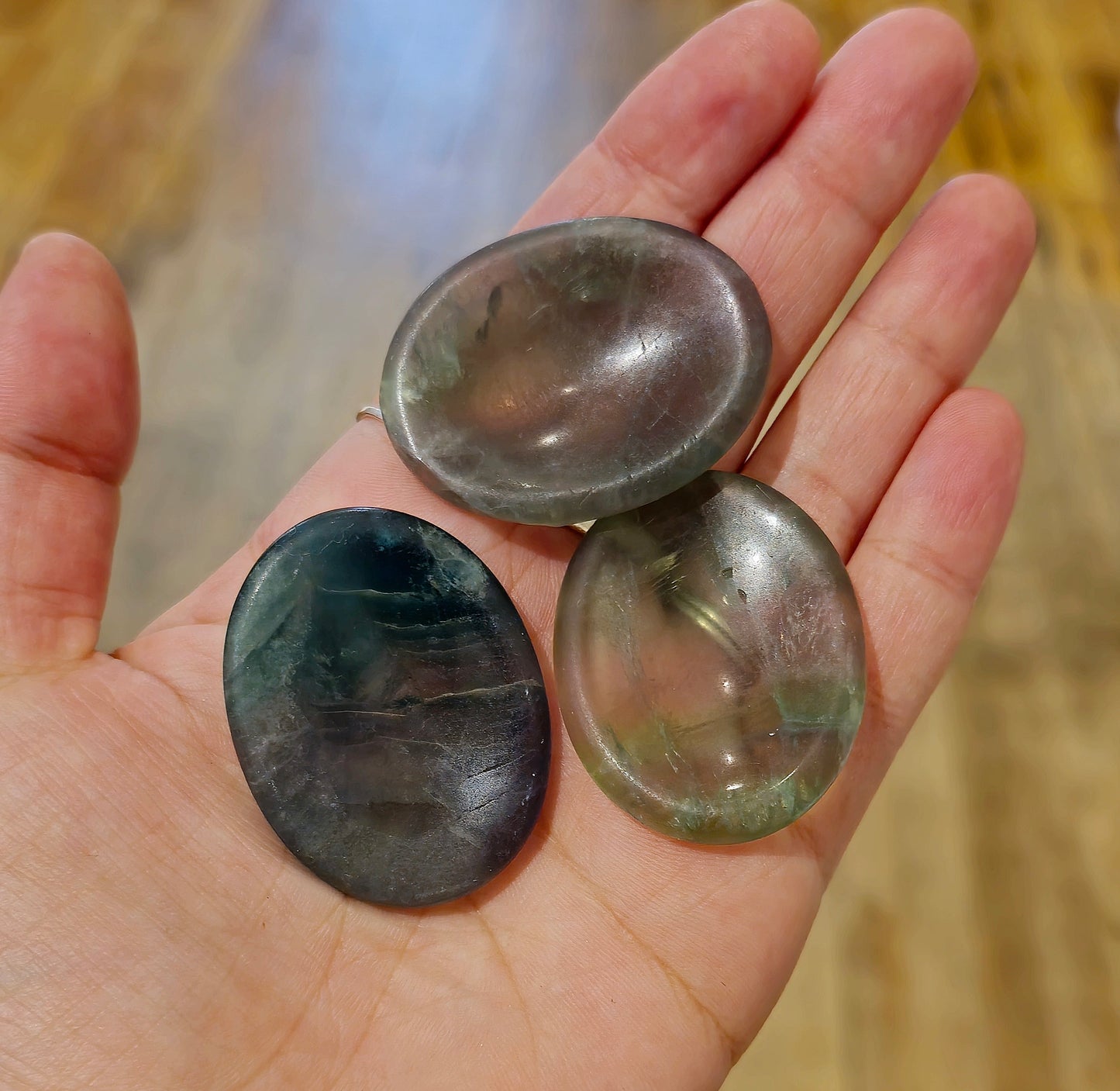 Fluorite Worry stone