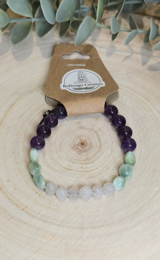 Bracelet avec pierres - création unique