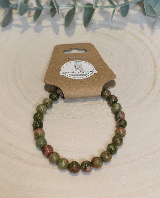 Bracelet Unakite 6mm