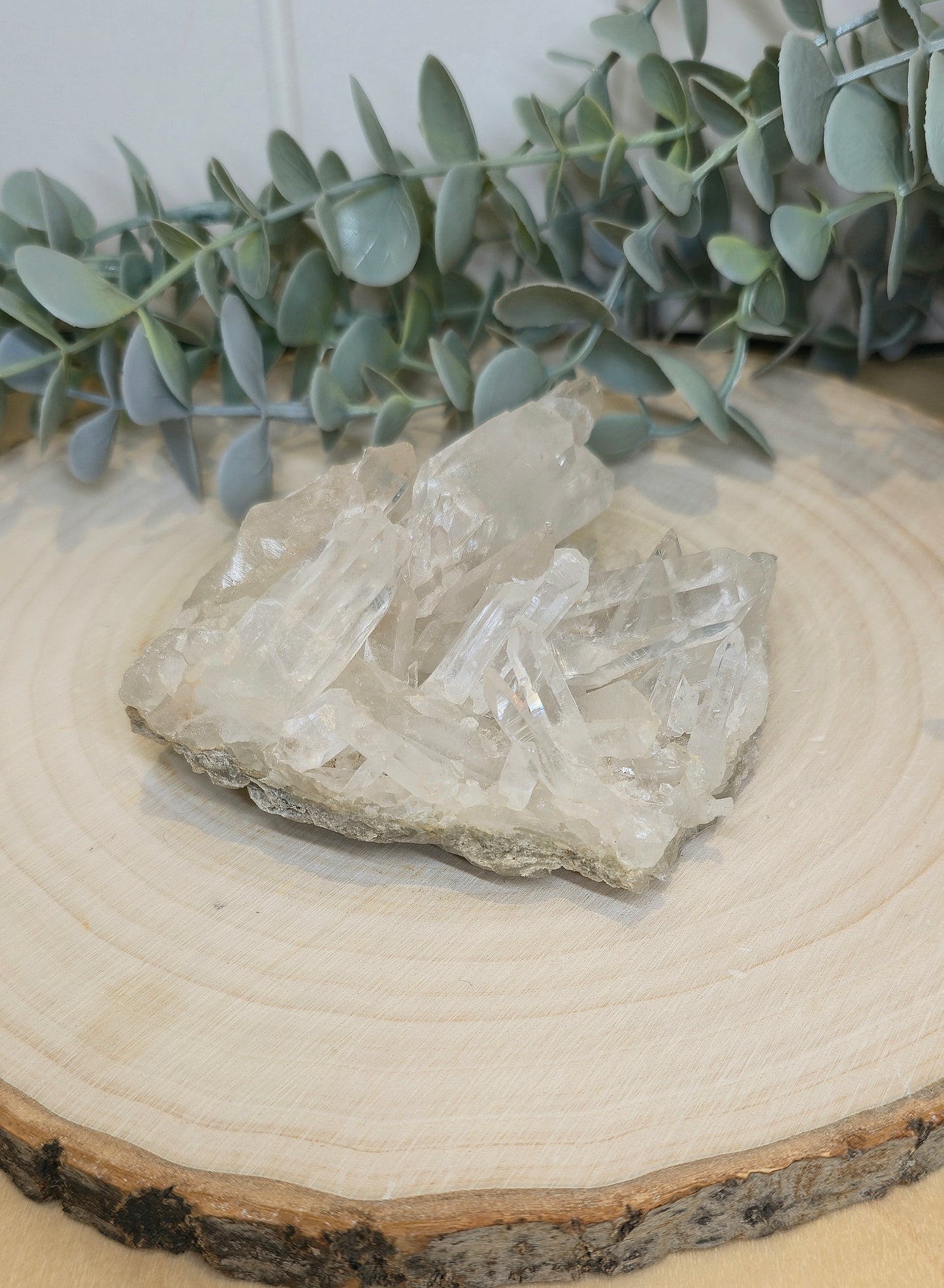 Amas de Quartz clair d'Inde