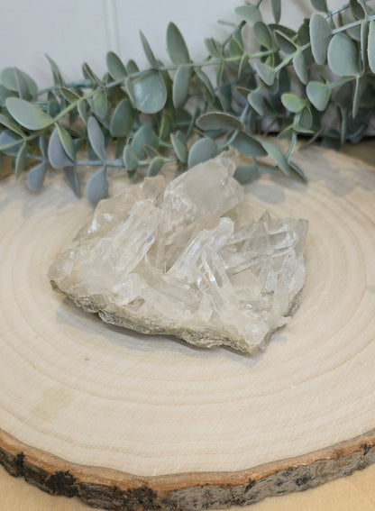 Amas de Quartz clair d'Inde