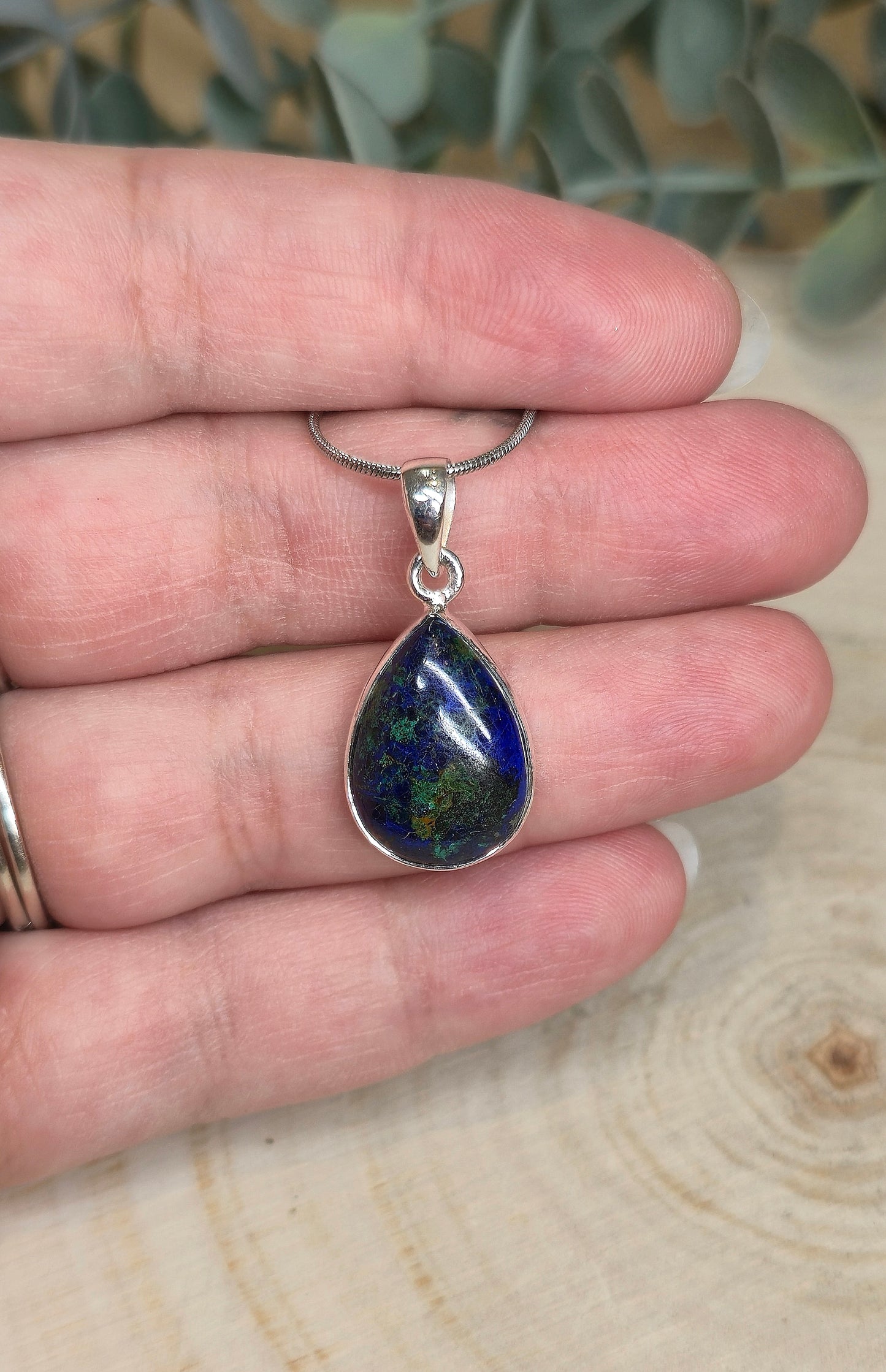 Collier Azurite-Malachite