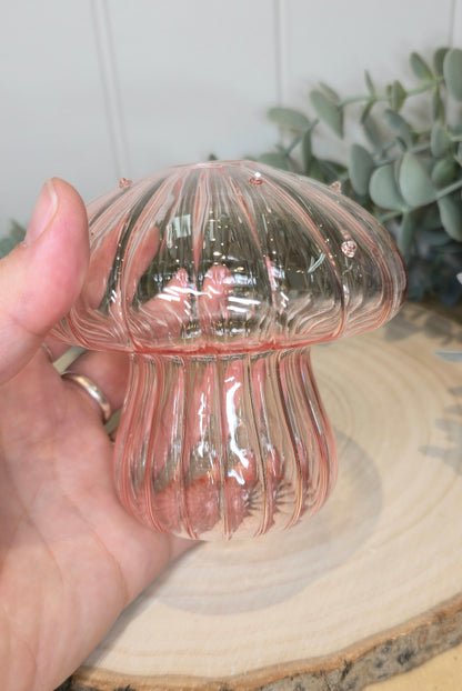 Vase champignon rose
