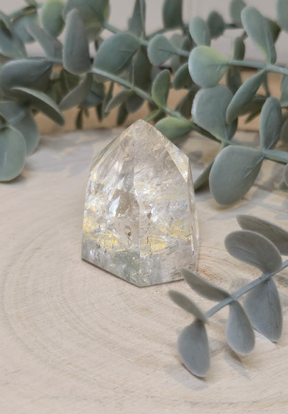 Pointe en Quartz clair de Madagascar