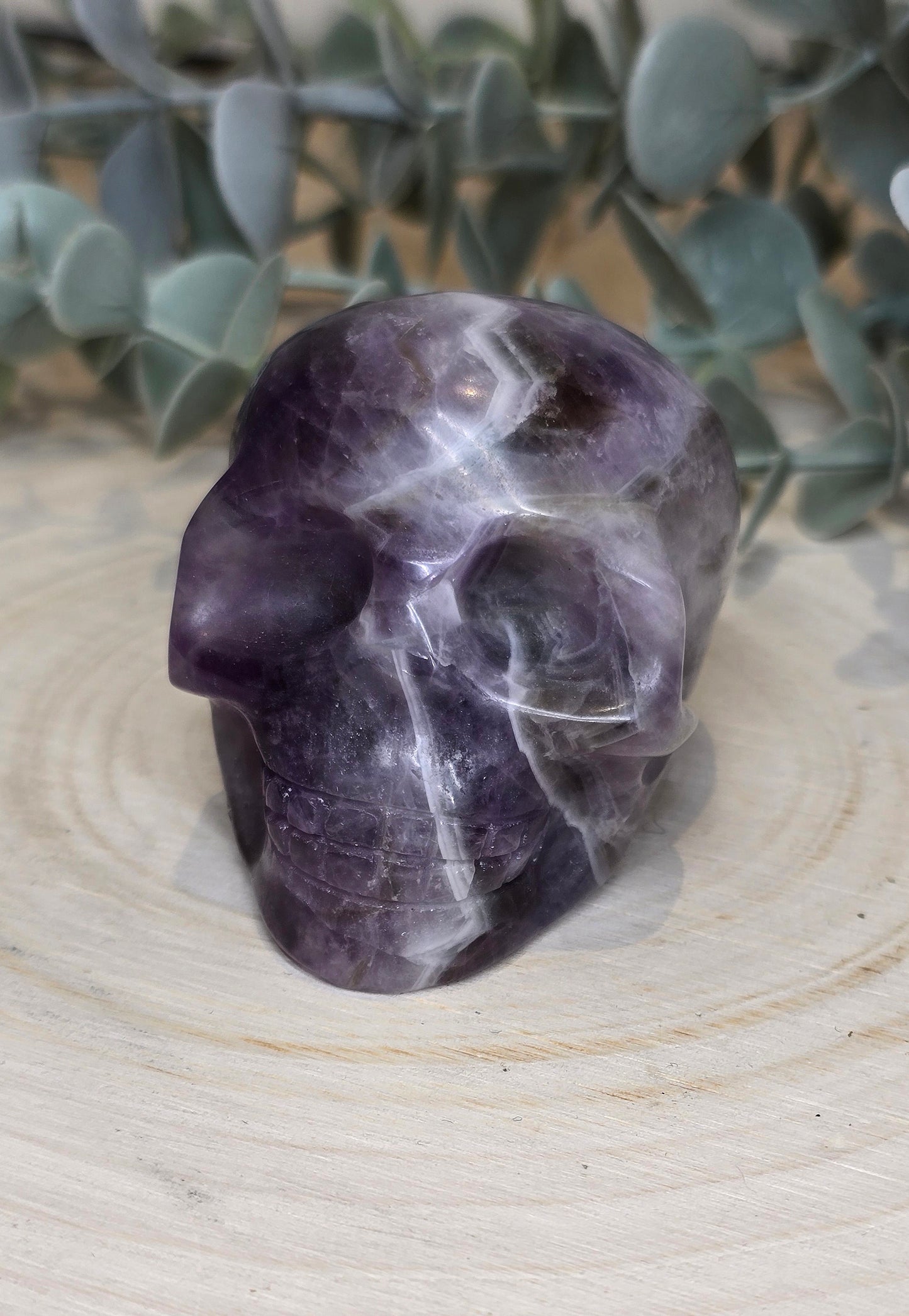 Crâne en Améthyste