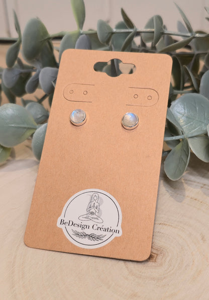 Boucles d'oreilles Pierre de lune