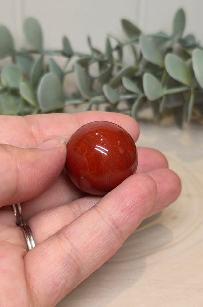 Sphère Jaspe rouge