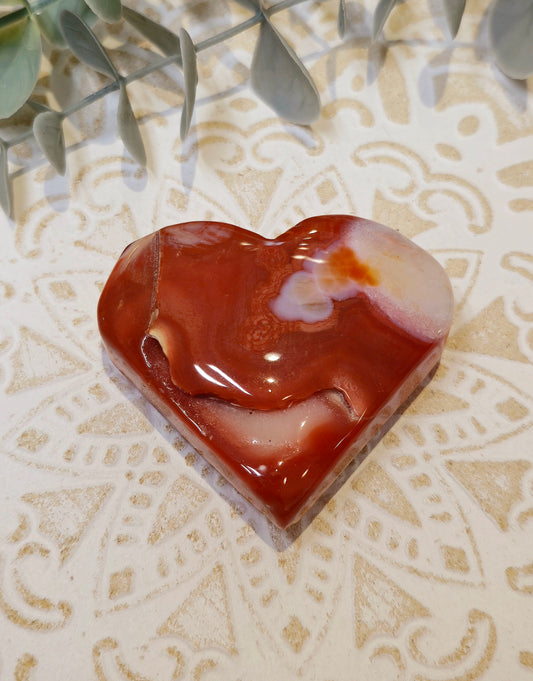 Coeur en Cornaline