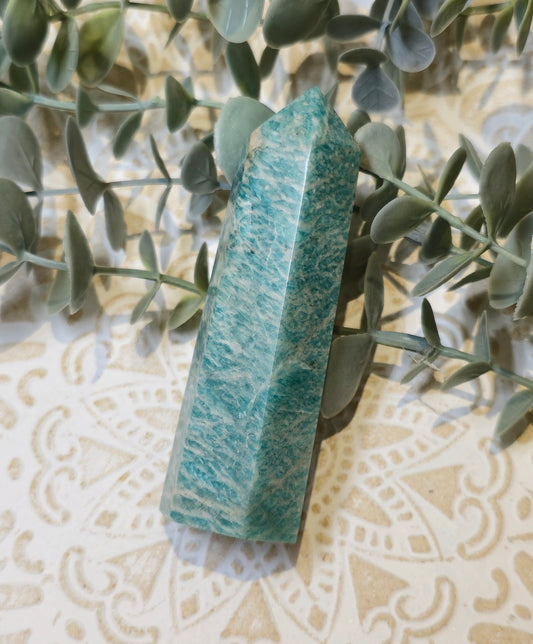 Pointe en Amazonite