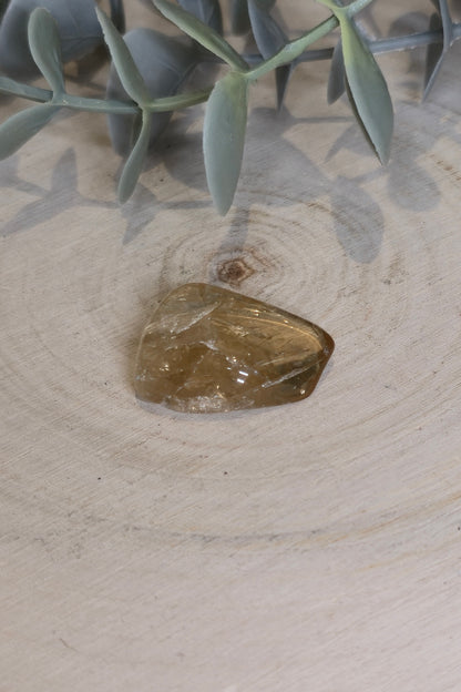 Citrine naturelle du Brésil grade extra barattée